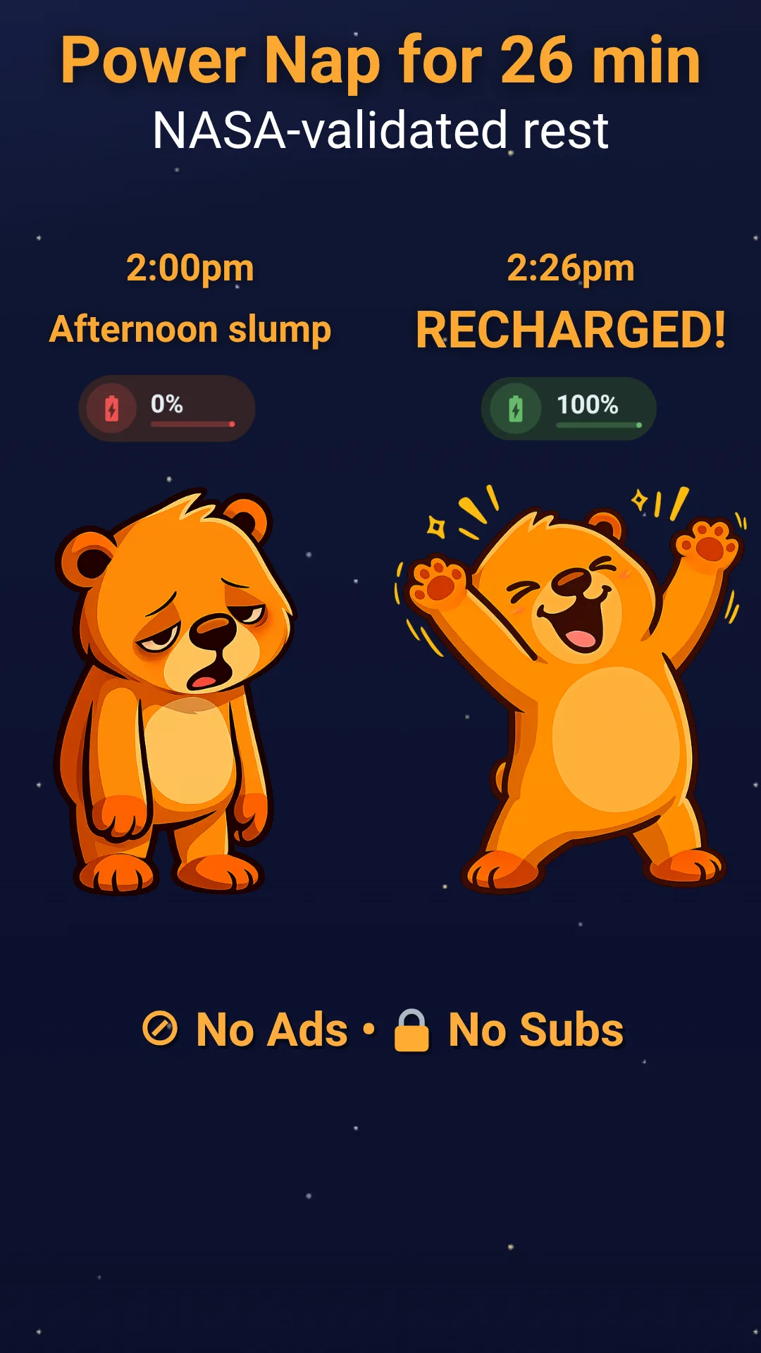 App screenshot enlarged